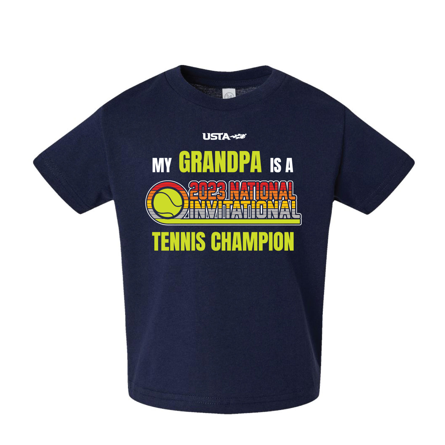 USTA 2023 National Invitational Toddler Champion Shirt - Grandpa (3301)