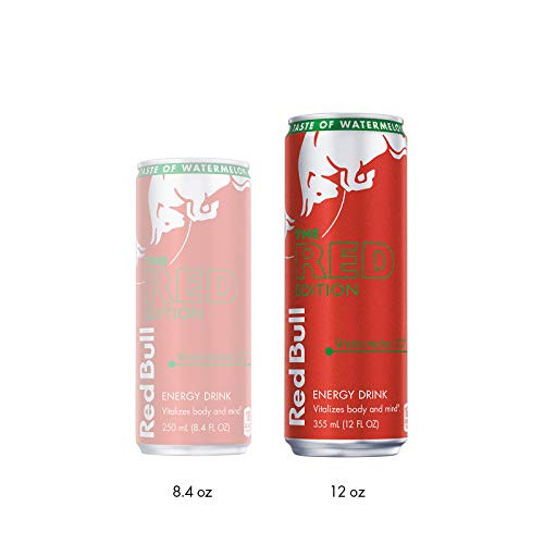 Thumbnail: Red Bull Energy Drink, Watermelon, 12 Fl Oz , Red Edition (Pack of 24)
