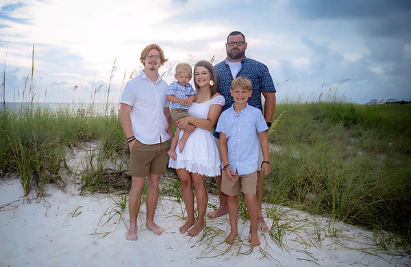 Family photo - beach
