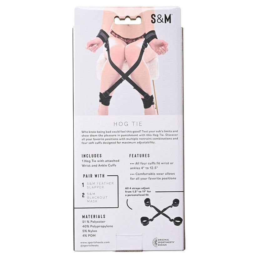 Thumbnail: Sportsheets Brat Collection S&M Hog Ti...