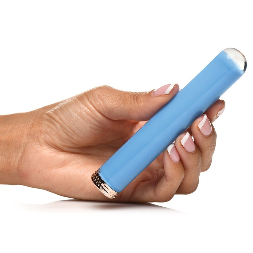 Thumbnail: Prisms Vibra Glass 10x Smooth Glass Bullet-Blue