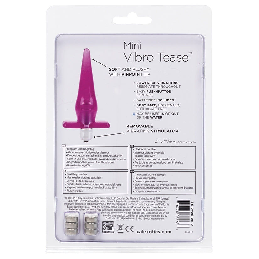 Thumbnail: Mini Vibro Tease-Pink