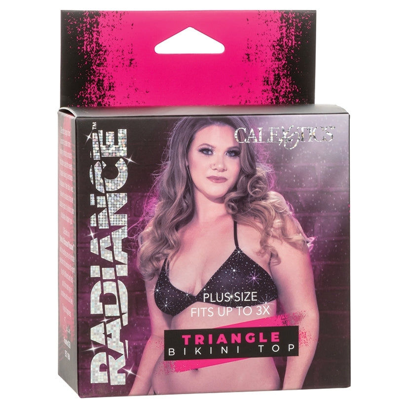 Thumbnail: Radiance Plus Size Triangle Bikini Top-Boxed
