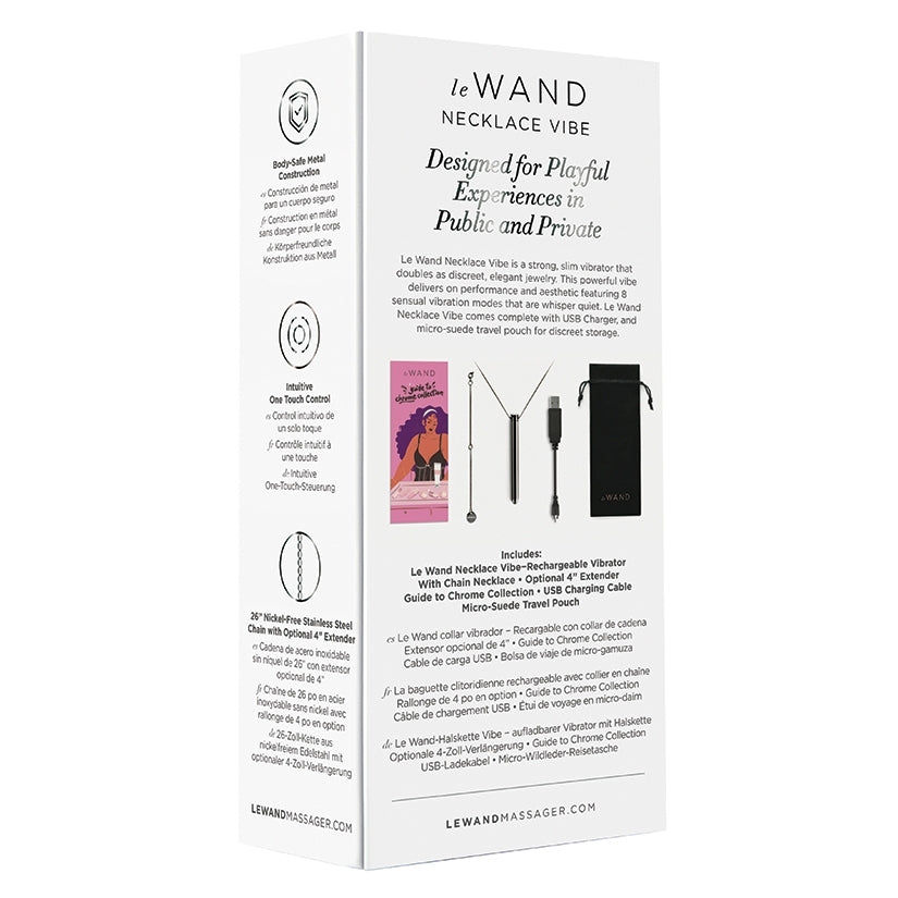 Thumbnail: Le Wand Necklace Vibe-Black
