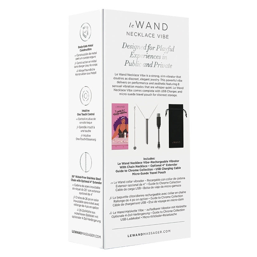 Thumbnail: Le Wand Necklace Vibe-Silver
