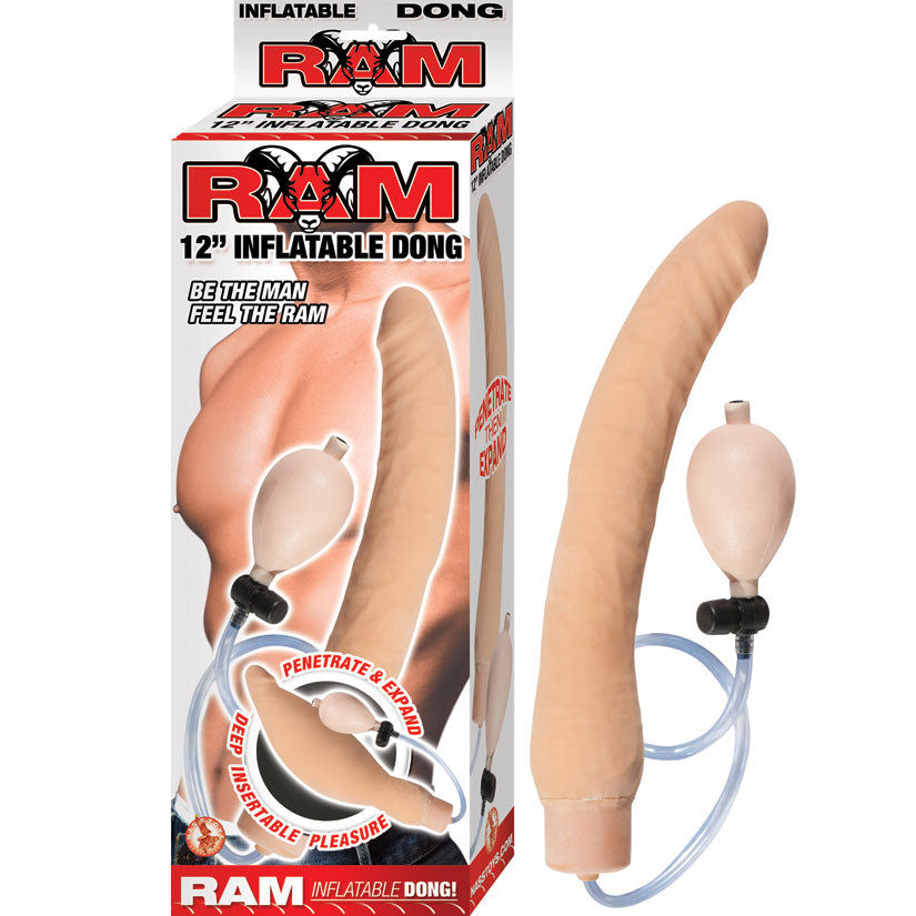 Ram 12 Inflatable Dong-Flesh