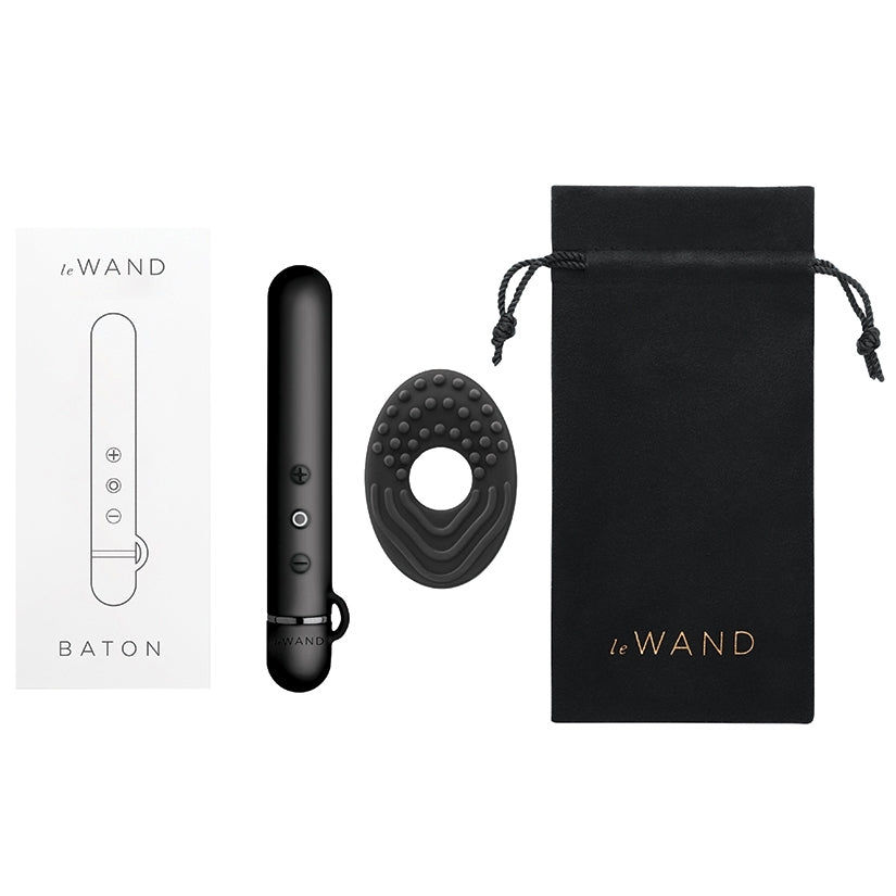 Thumbnail: Le Wand Chrome Baton-Black