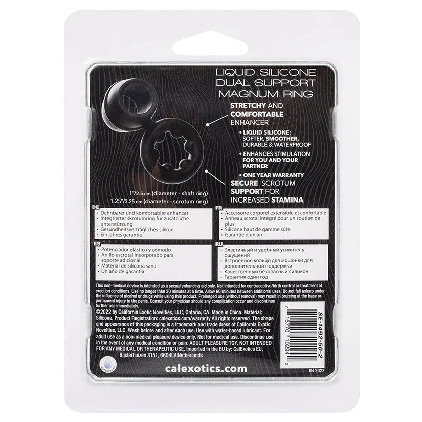 Thumbnail: Alpha Liquid Silicone Dual Magnum Ring