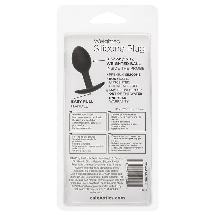 Thumbnail: Weighted Silicone Plug