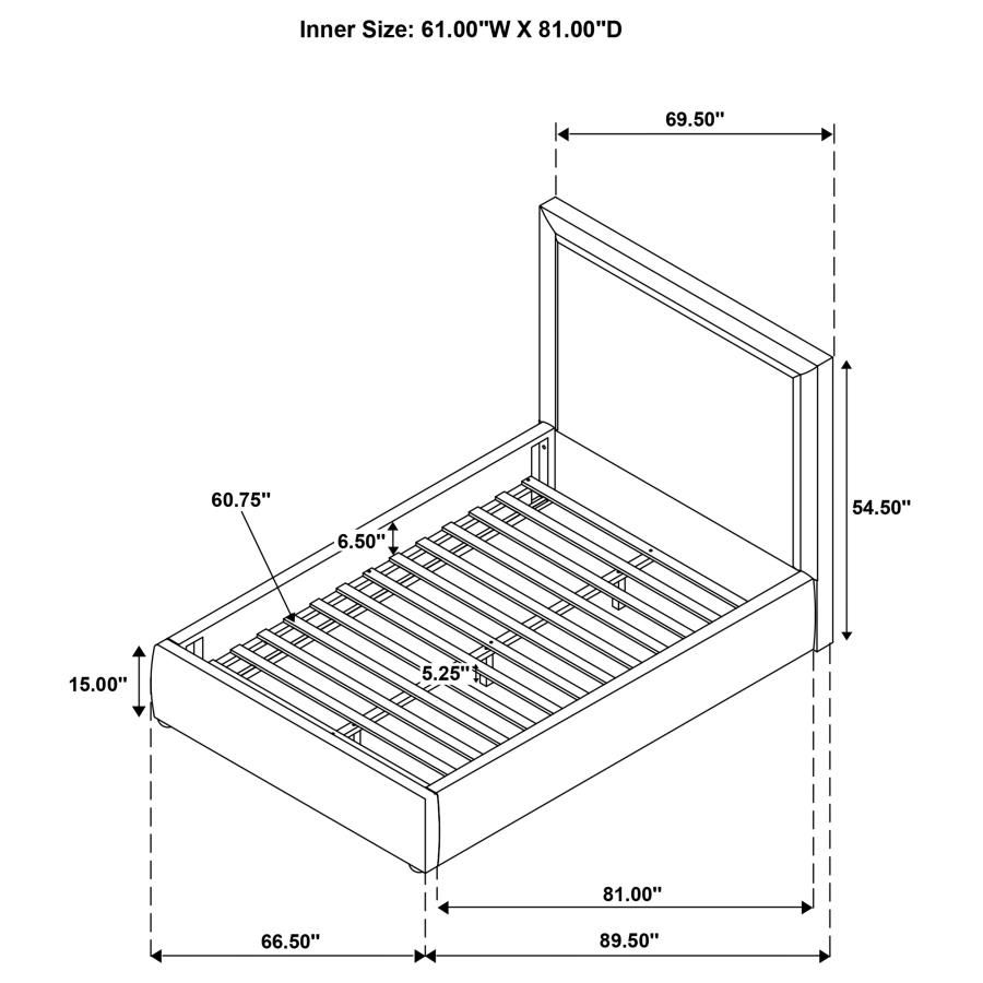 Thumbnail: Lawson 54-inch Upholstered Queen Platform Bed