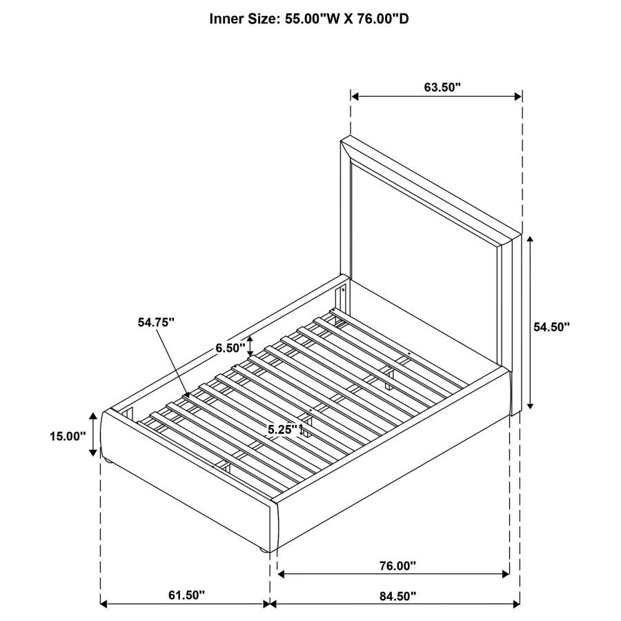 Thumbnail: Lawson 54-inch Upholstered Queen Platform Bed