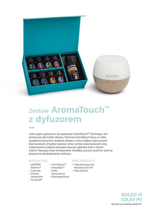 Zestaw AromaTouch z dyfuzorem 2024_edite