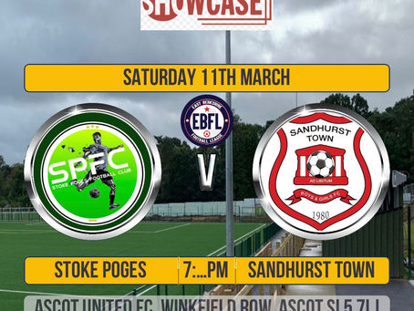 EBFL Showcase Match returns with Ascot United set to host two mouthwatering matches in March