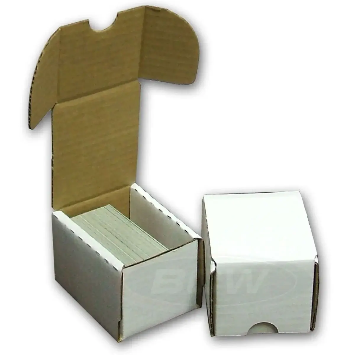 BCW 100 Count Trading Card Storage Box, Card Collection Organizer