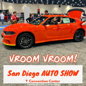 The San Diego Auto Show...with Kids: FREE Tickets, Parking, Tips & Where to Play Nearby (Dec. 29, 2023 - Jan. 1, 2024)