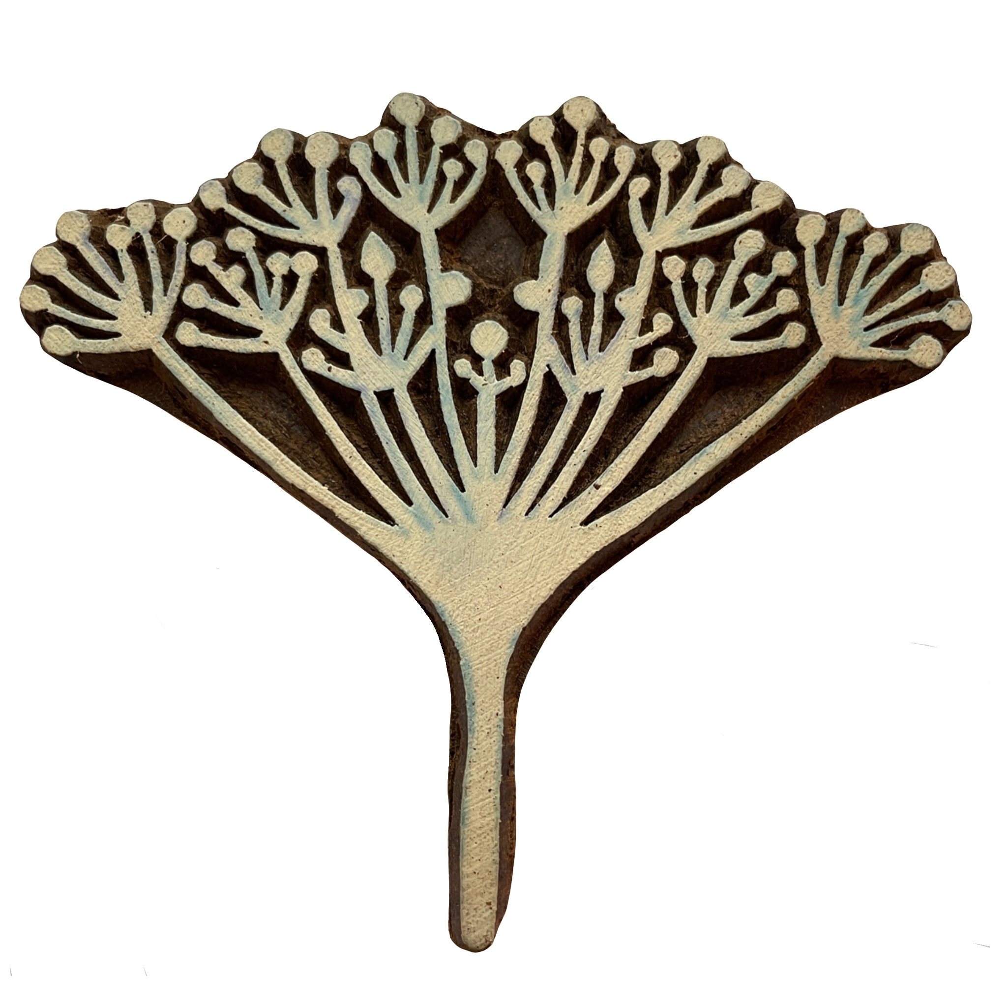 Block Print Stamp Wild Chervil M 222