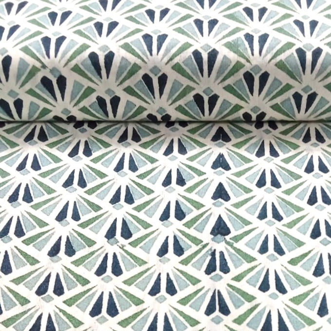 Blockprint Fabric