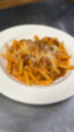 Penne Salsiccia e Pomodoro