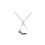 Thumbnail: Mother and Daughter Hollow Love Pendant Necklace