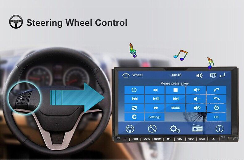 Miniatura: Autoestéreo con DVD, GPS, Bluetooth