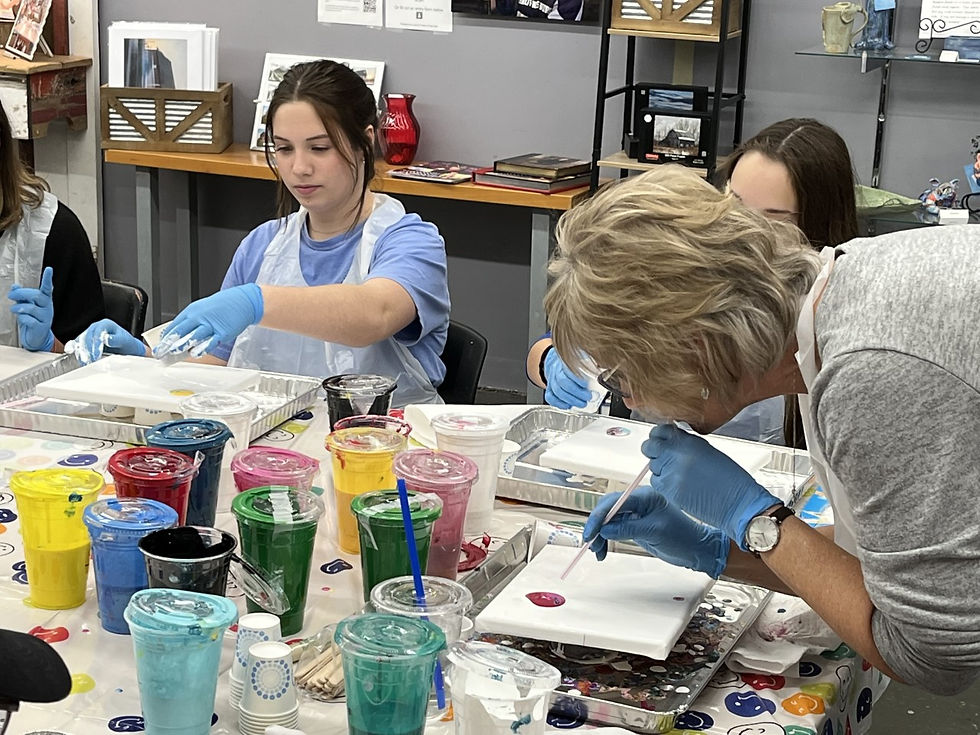 Paint Pour Demo