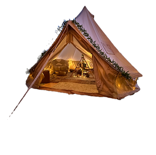 Sacred sound healing and workshop tent