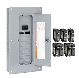 Appease Builders Co., Electrical panel and circuit breakers