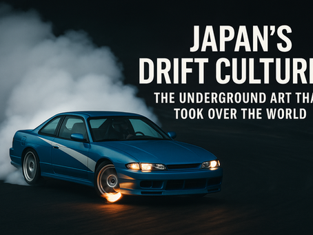 Drift Japan: The Underground Art of Japanese Drift Culture That Took Over the World