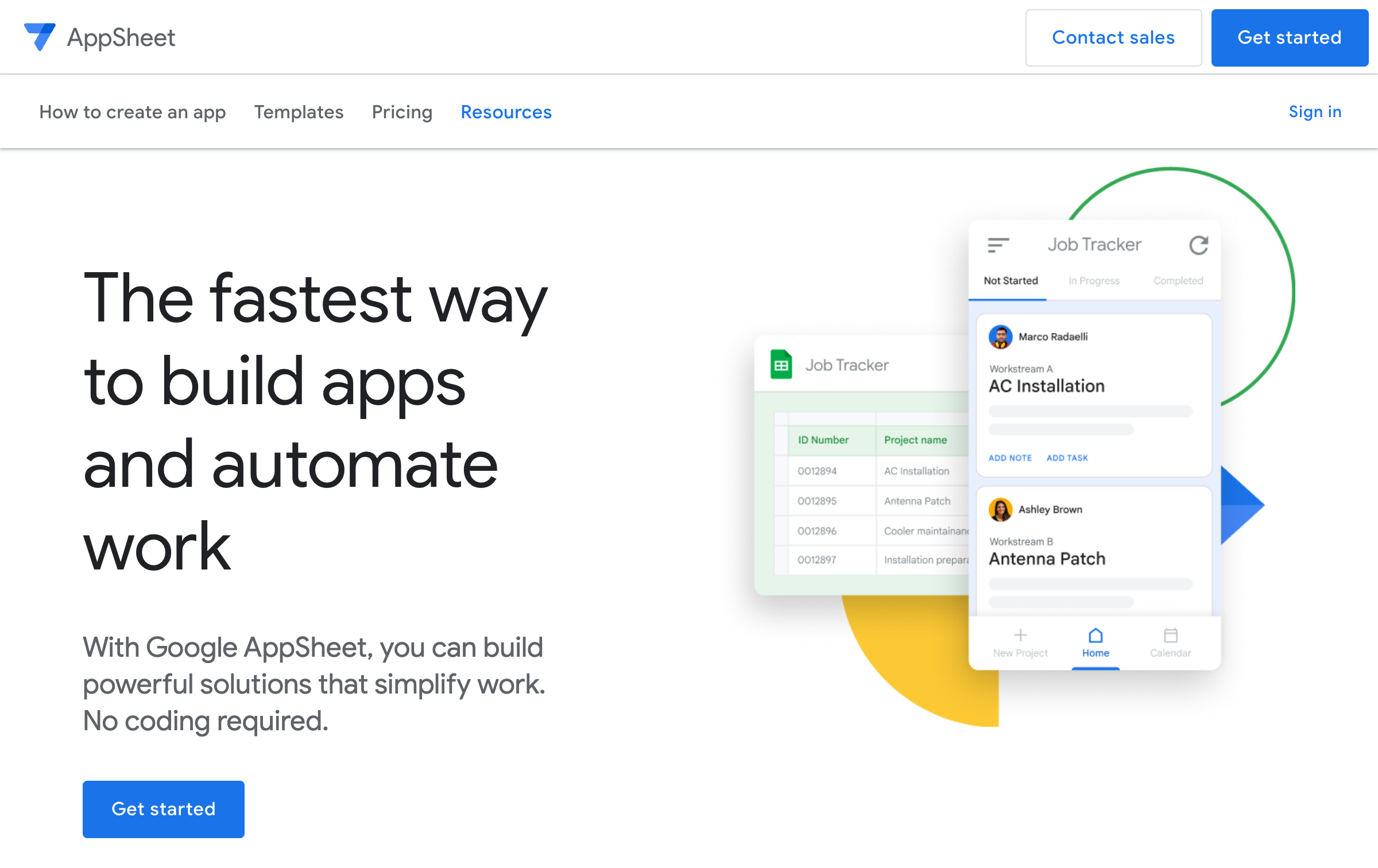 App Sheet
