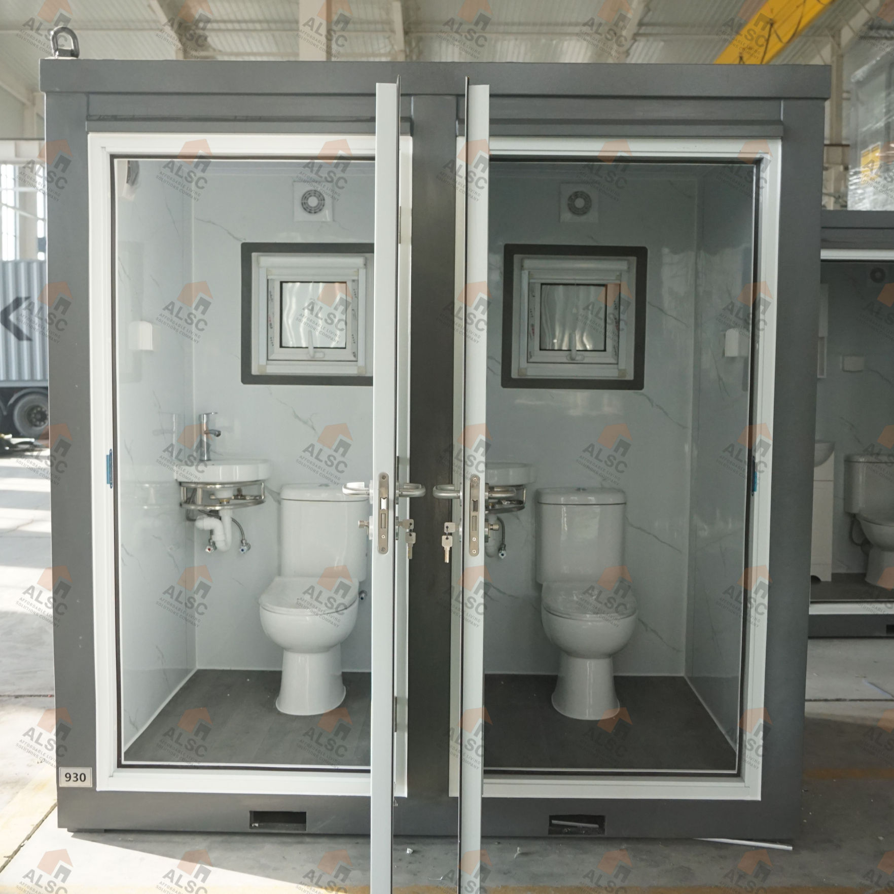 Double Portable Toilet