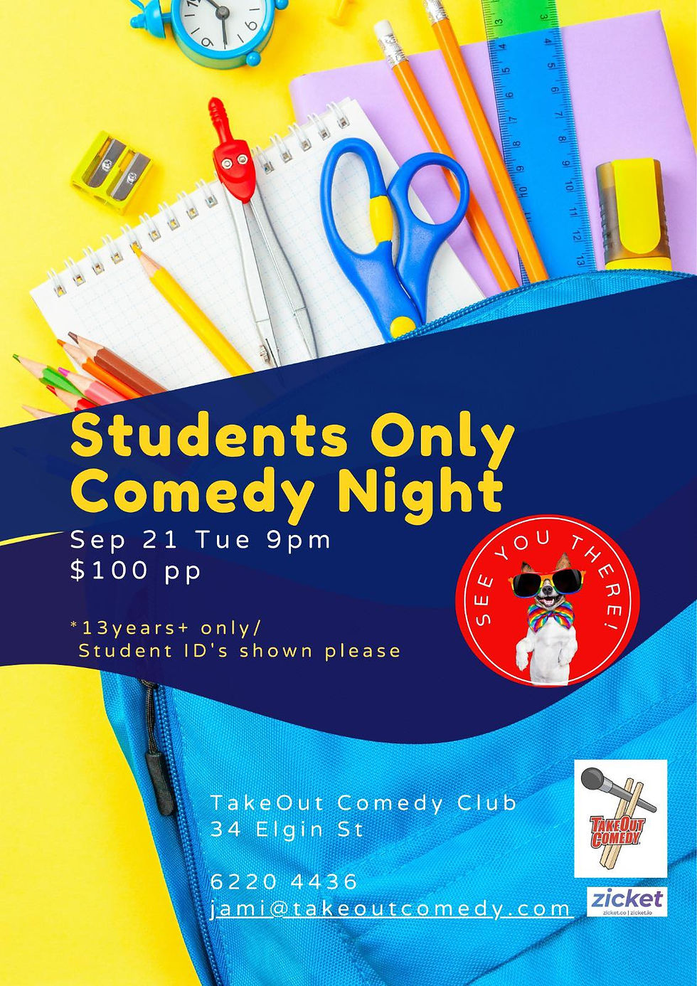 FIRST Students Only Comedy Night!