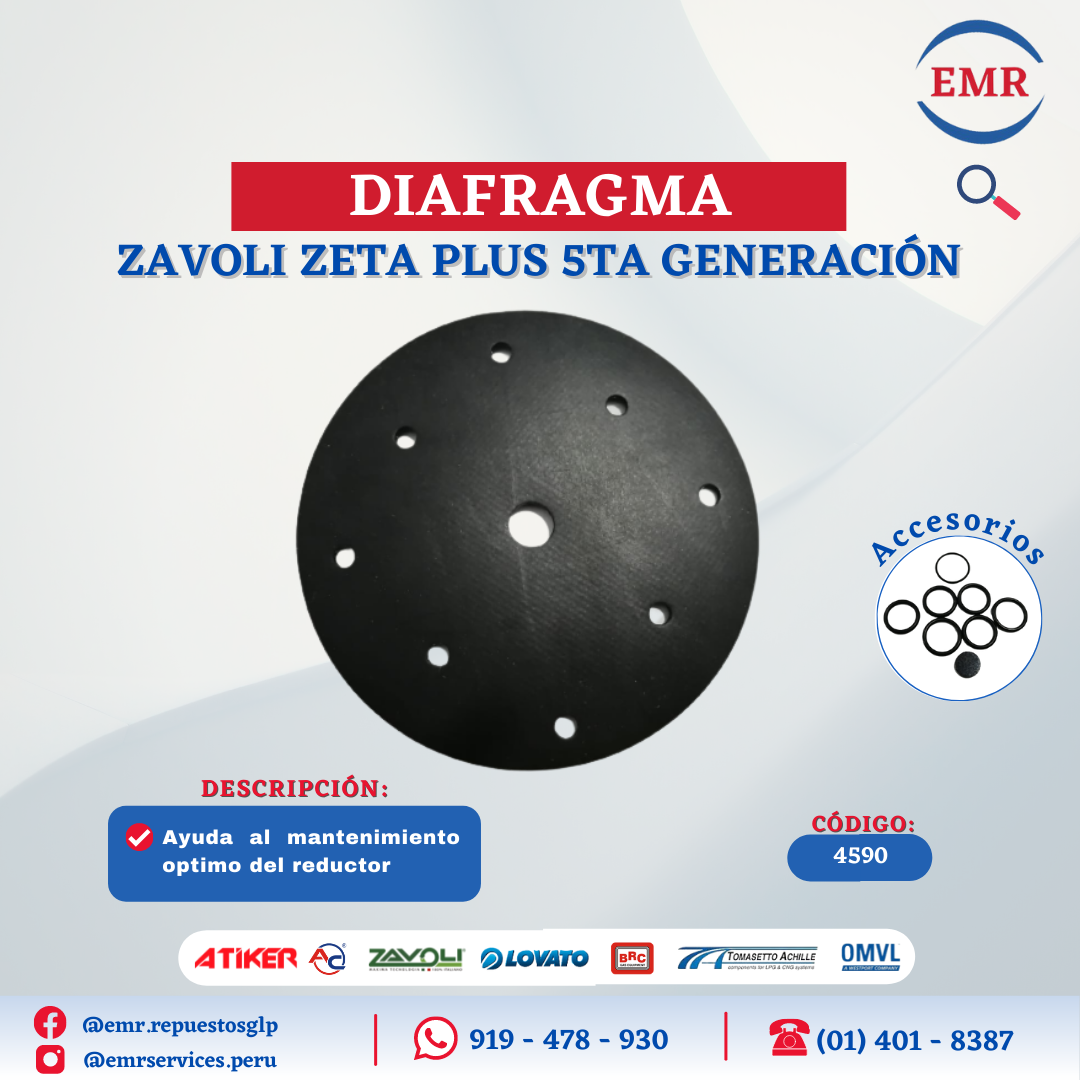DIAFRAGMA - ZAVOLI ZETA PLUS 5TA GENERACION