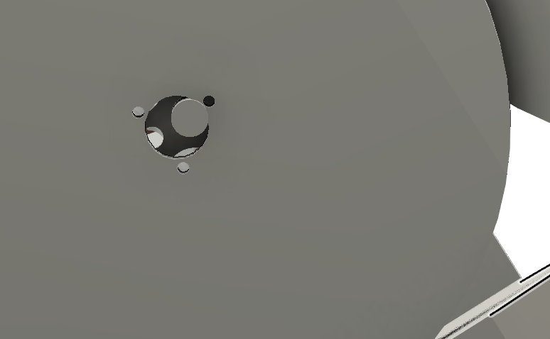 Exaggerated to visualize what happens