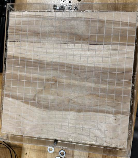 completed board, with wooden underside