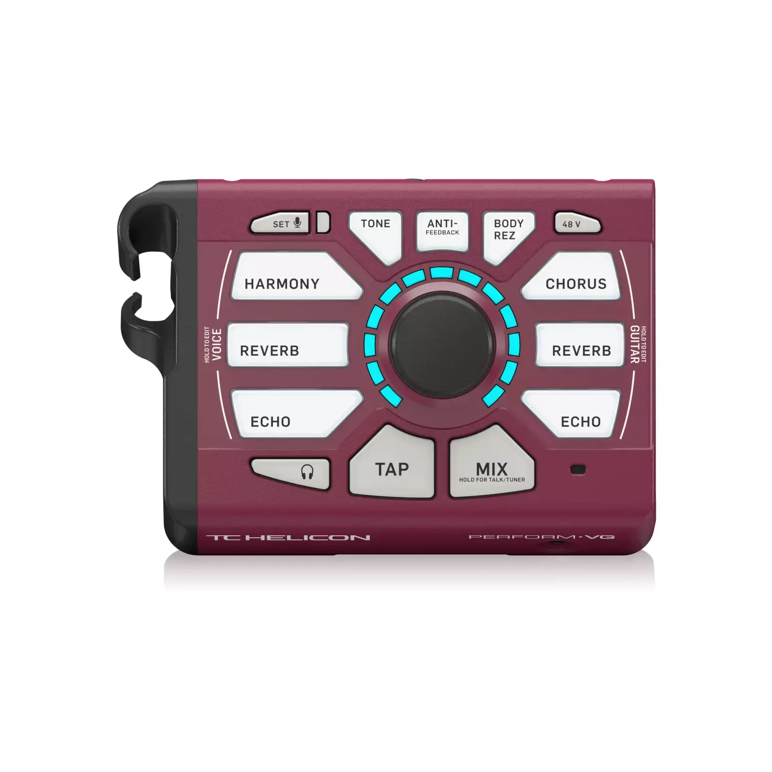 PROCESADOR DE VOZ Y GUITARRA ACUTICA PARA PARANTE DE MICRÓFONO "PERFORM-VG