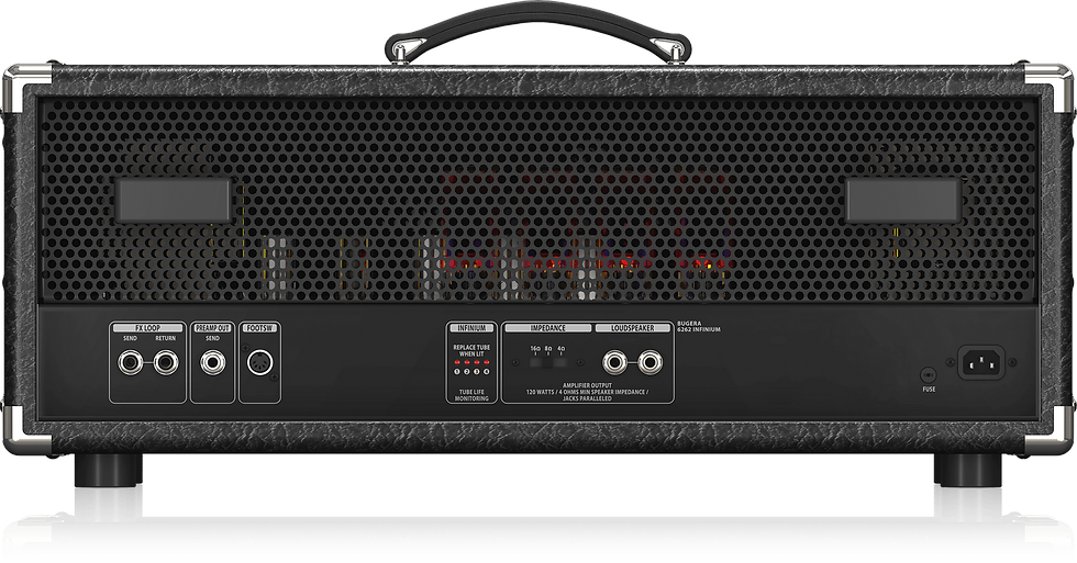 Miniatura: CABEZAL A TUBOS 120W 2 CANALES C/REVERB "BUGERA" 6262 INFINIUM