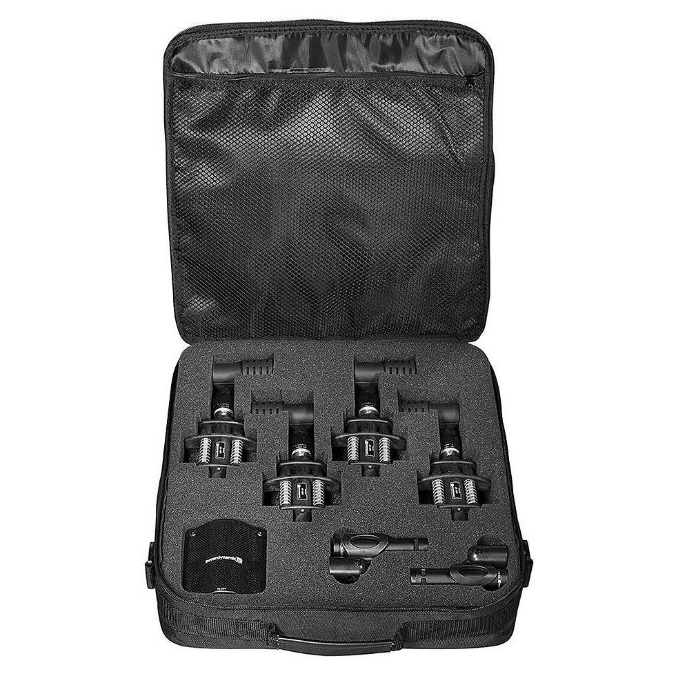 SET DE 7 MICROFONOS PARA BATERÍA GAMA ALTA (01 TG D71, 02 TG DRUM SET PRO L