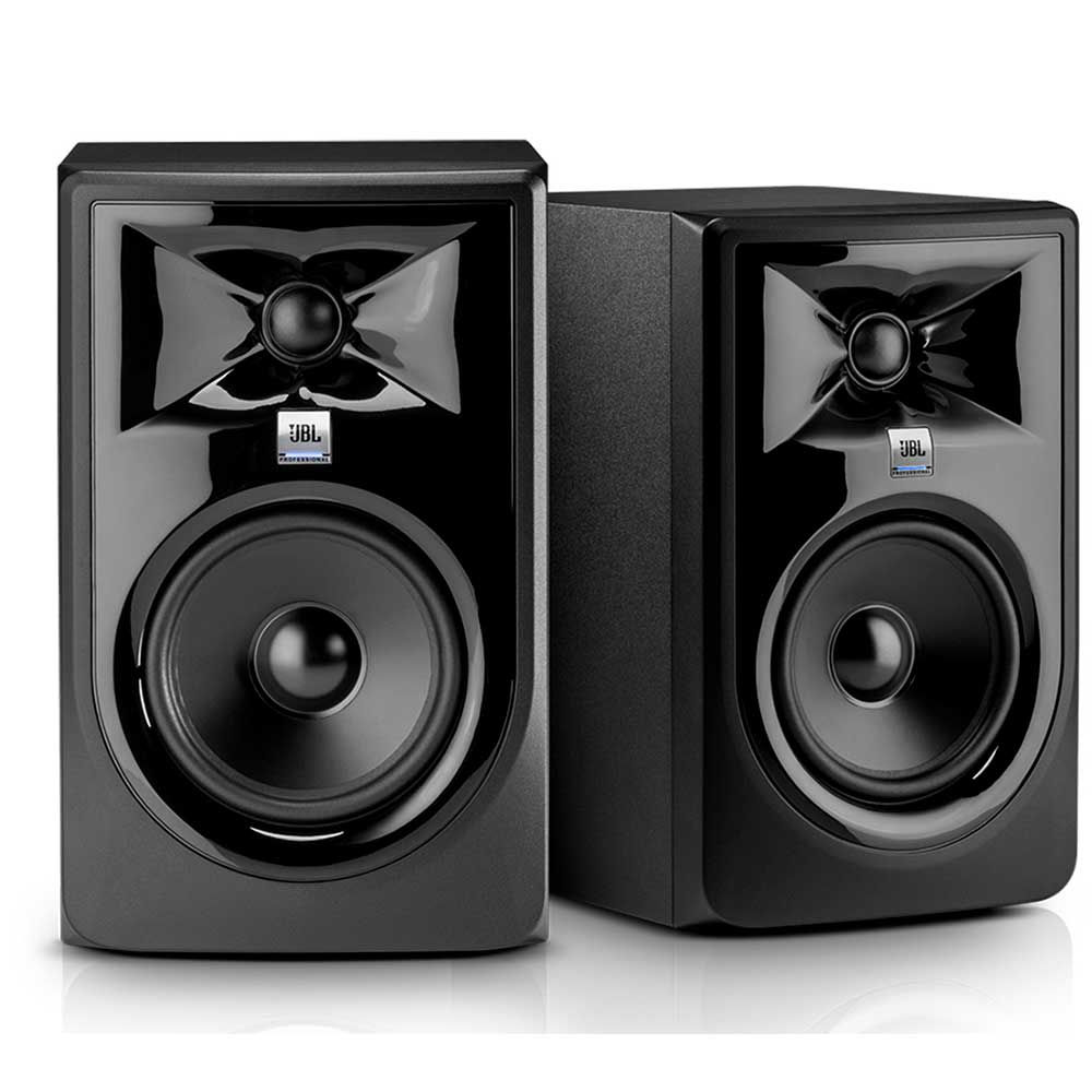 MONITORES DE ESTUDIO LF 8" 56W, HF 1" 56W, 45HZ-20KHZ, 112DB "JBL" 308P MKII