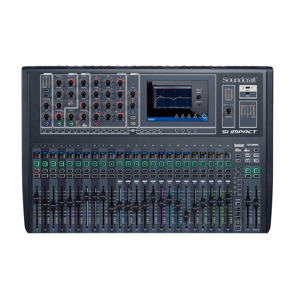MEZCLADORA DIGITAL 32IN C/USB, INTERFASE, IPAD CONTROL "SOUND CRAFT" SI IMPACT