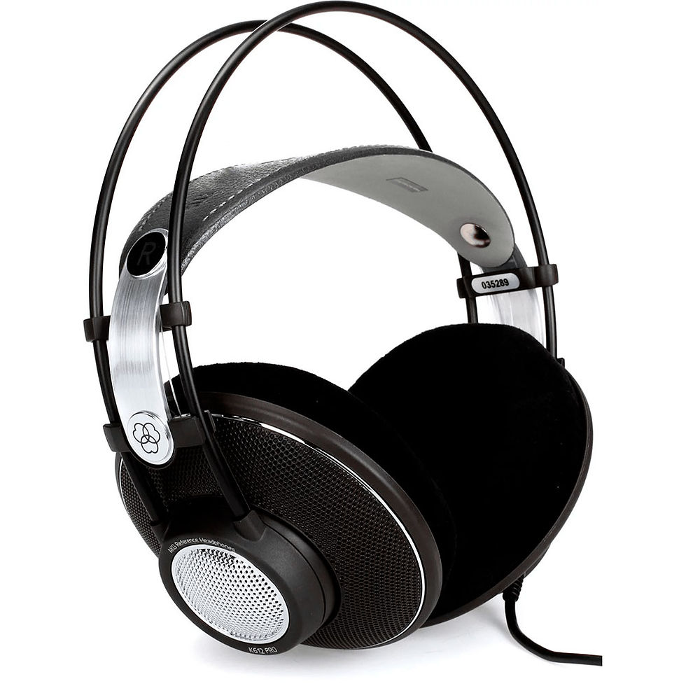 AUDÍFONOS PROFESIONALES PARA ESTUDIO, ULTRA CONFORTABLES, CERRADOS, K612 PRO