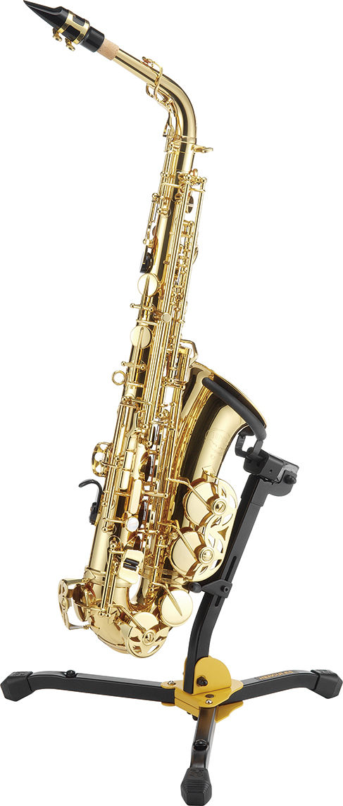 Thumbnail: STAND SAXO ALTO/TENOR CON AGS Y BOLSA "HERCULES" DS630BB