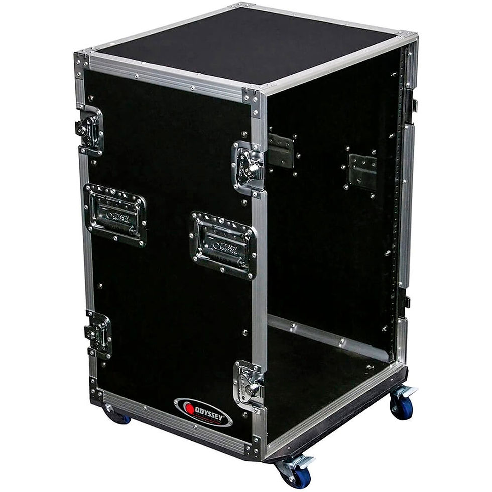 FZAR16W CASE DE 16U HEAVY DUTY C/RUEDAS "ODYSSEY"