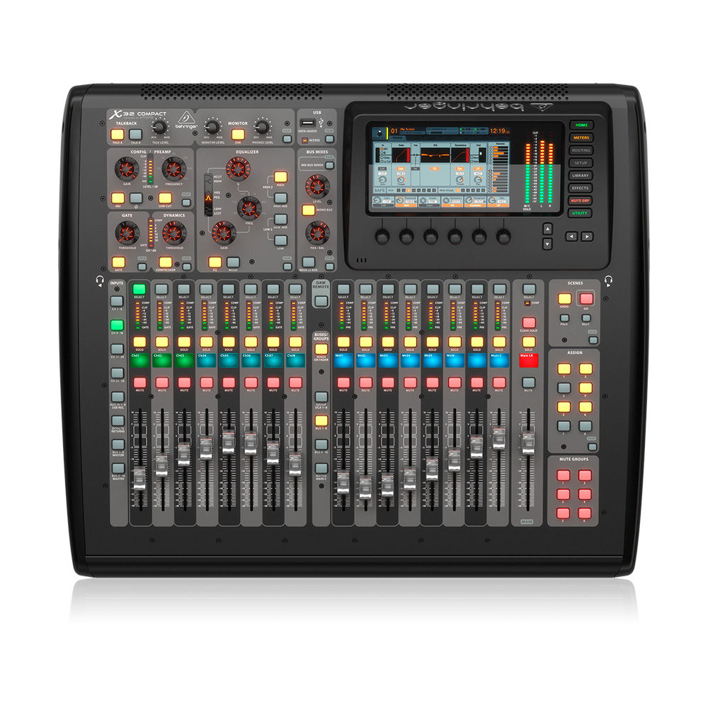MIXER COMPACTA DIGITAL 32 CANALES C/INTERFAZ IPAD C-RE X32 COMPACT