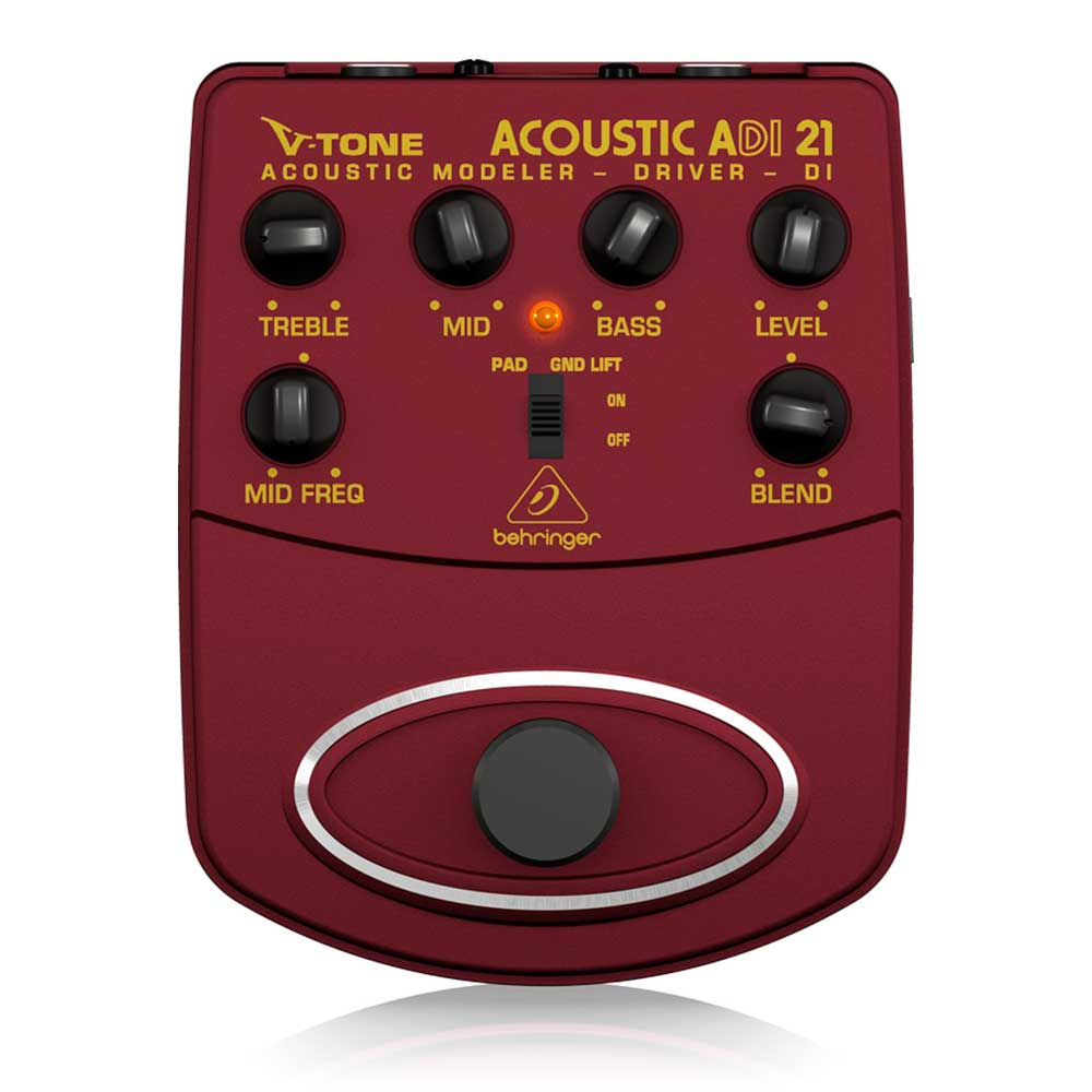 PRE AMPLIFICADOR PARA GRABACION DIRECTA C/EQ "BEHRINGER" ADI21