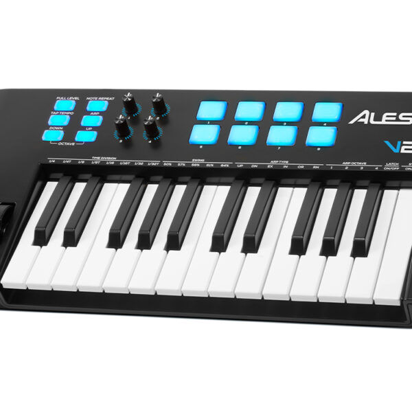 Miniatura: CONTROLADOR MIDI 25 TECLAS, 8 PADS, 4 ENCODERS "ALESIS" V25 MKII