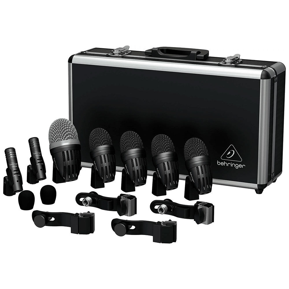 SET MIC BATERIA, 7 MIC, PREMIUM "BEHRINGER" BC1500