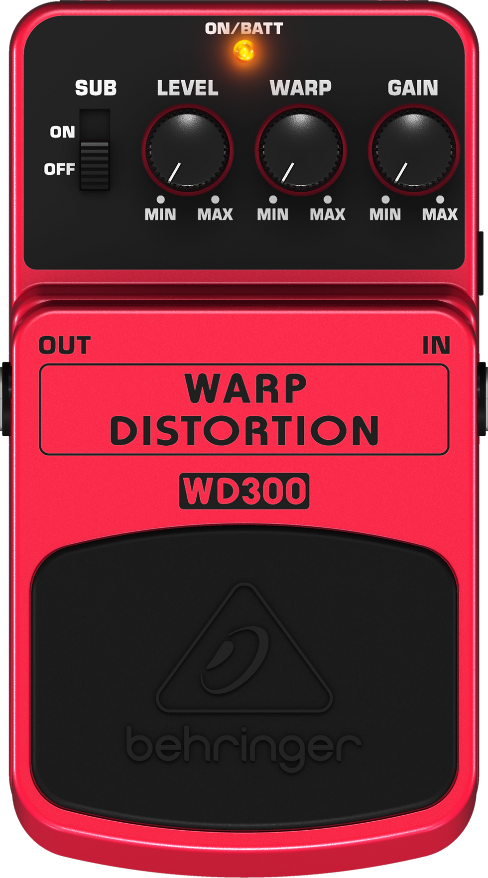 PEDAL DE EFECTO WARP DISTORSION "BEHRINGER". WD300