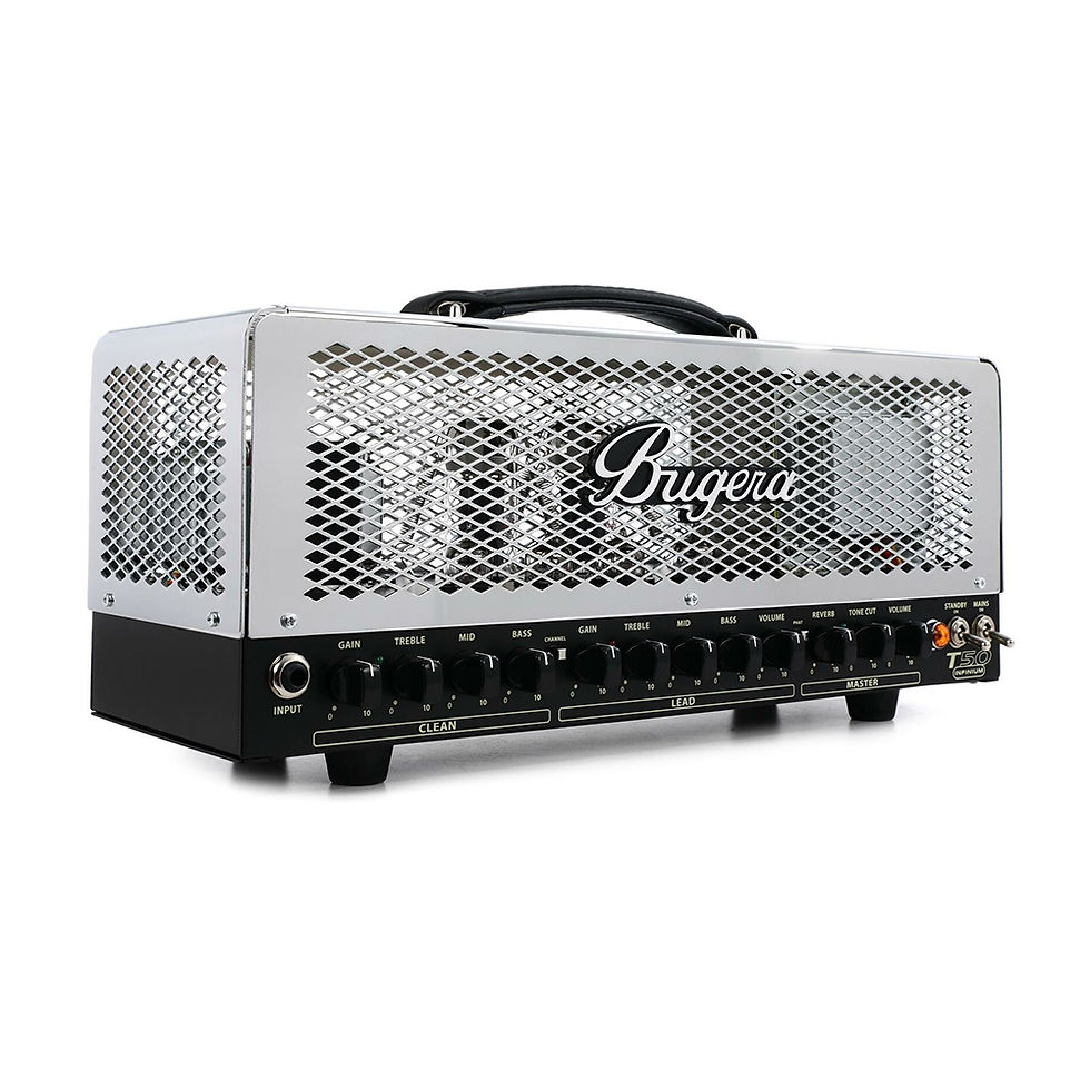 Miniatura: CABEZAL 50W TUBOS, MULTI-CLASS A/AB, REVERB "BUGERA" T50 INFINIUM