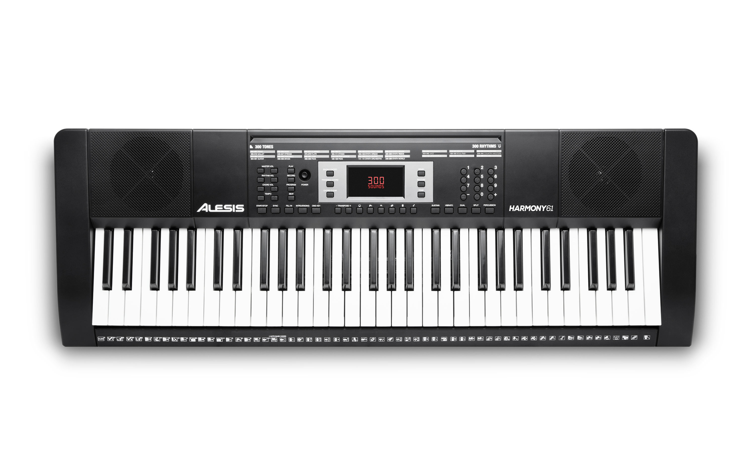 TECLADO 61 TECLAS INCL/SILLA, AUDIFONO, MICROFONO "ALESIS" HARMONY 61 MKII