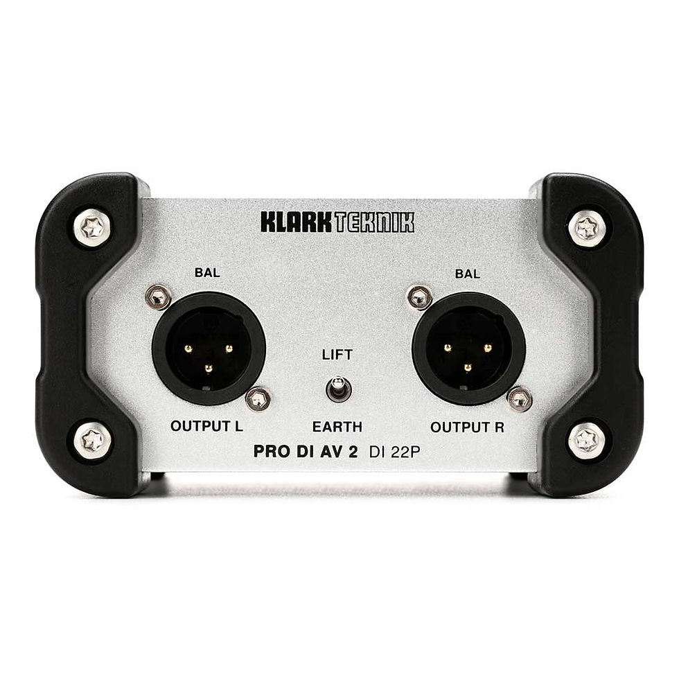 Thumbnail: CAJA DIRECTA PASIVA STEREO CON TRAFO MIDAS DI 22P